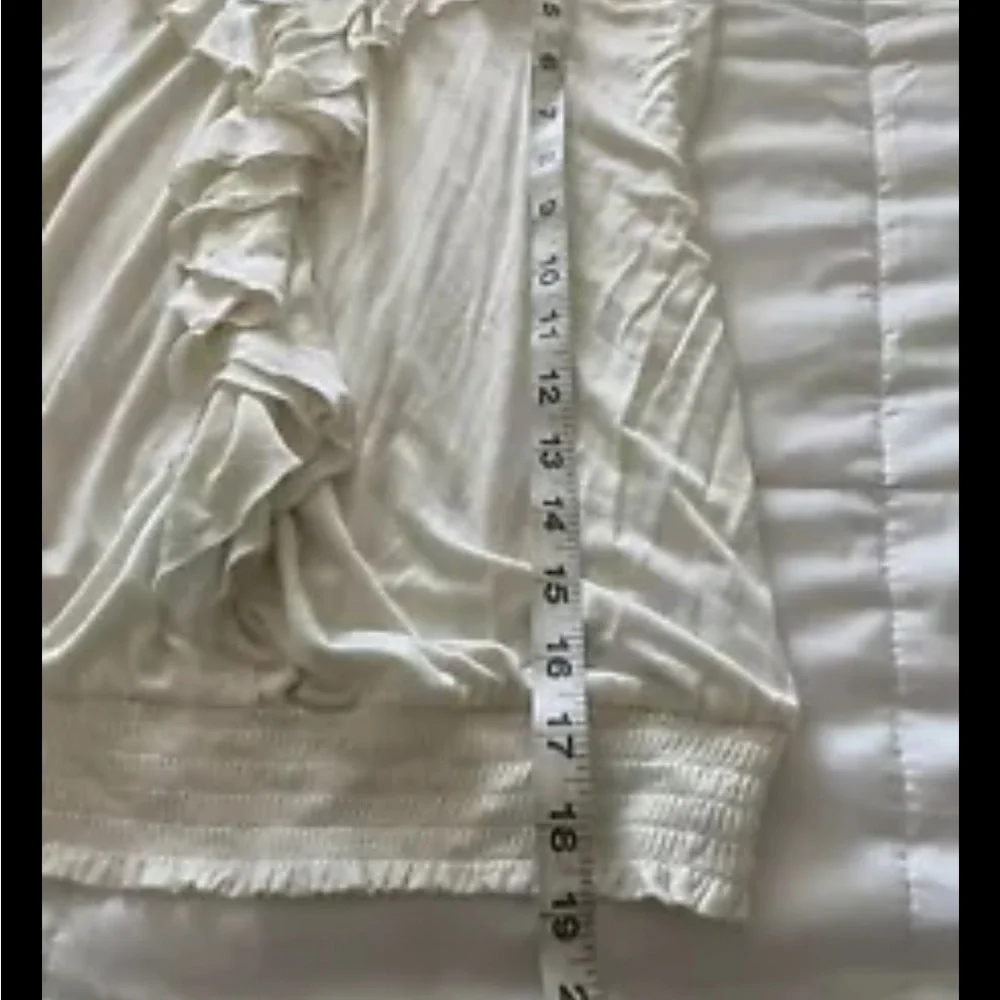 Forever 21 Women's Cream Ruffle Dress - Picture 2 of 7